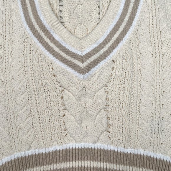 NWOT Rag & Bone Brandi Stripe Cable Knit Slim Vest Women's Size Small - Picture 8 of 14